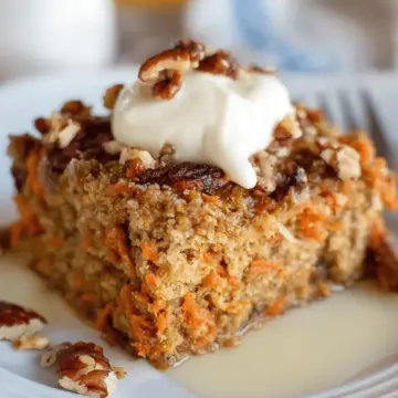 Healthy Carrot Cake Baked Oatmeal
