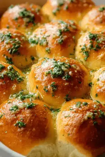 Garlic Butter Dinner Rolls