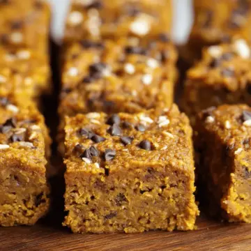 Healthy Pumpkin Bars Recipe