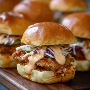 Bang Bang Chicken Sliders