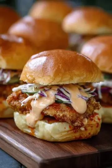 Bang Bang Chicken Sliders