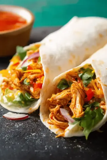 Sweet Chili Chicken Wraps