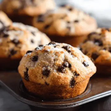 Bakery-Style Chocolate Chip Muffins
