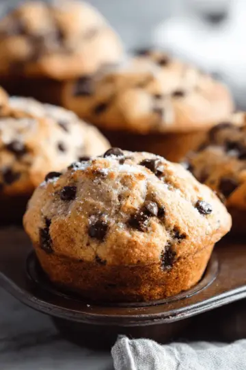 Bakery-Style Chocolate Chip Muffins