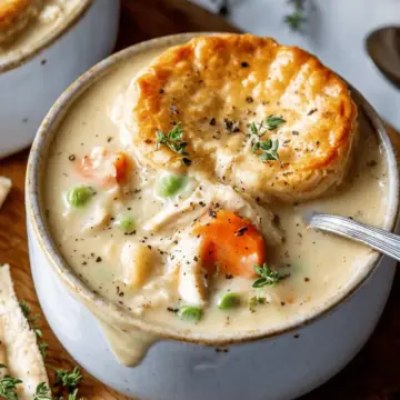 Healthy Chicken Pot Pie Soup