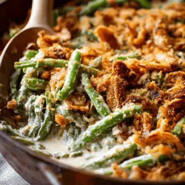 Creamy Green Bean Casserole from Scratch
