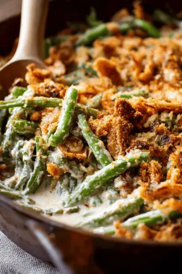 Creamy Green Bean Casserole from Scratch