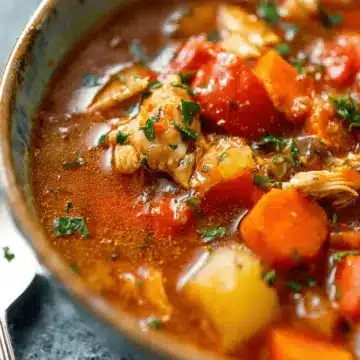 Slow Cooker Tuscan Chicken Stew