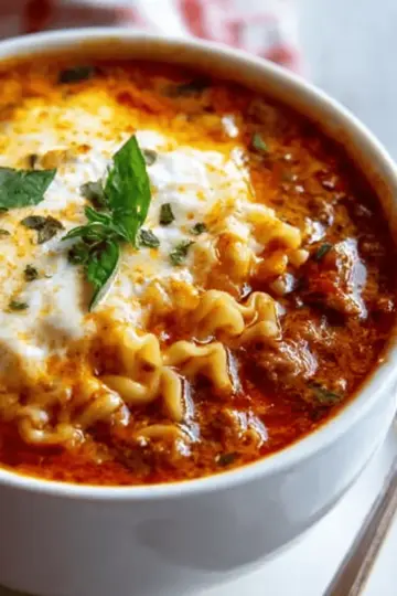 Lasagna Soup