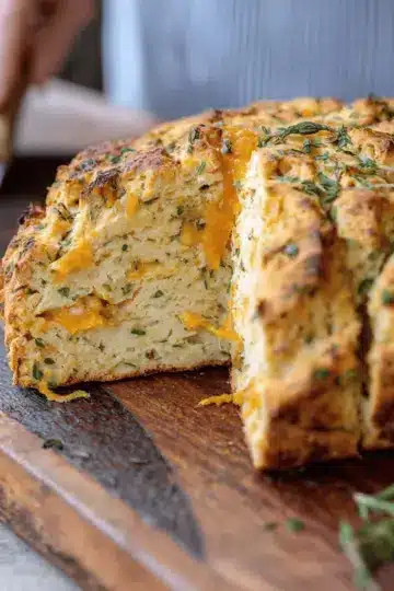 Cheddar Herb Savory Irish Soda Bread