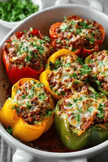 Ground Beef Stuffed Peppers