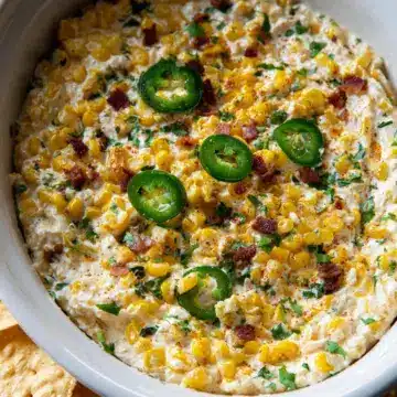 Slow Cooker Corn and Jalapeno Dip