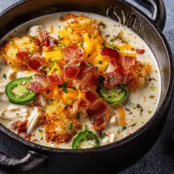 Jalapeño Popper Chicken Soup