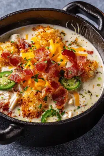 Jalapeño Popper Chicken Soup
