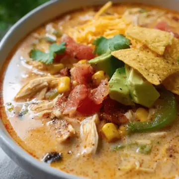 Creamy Chicken Tortilla Soup