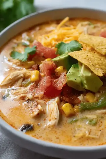 Creamy Chicken Tortilla Soup