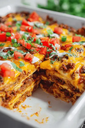 Easy Mexican Lasagna