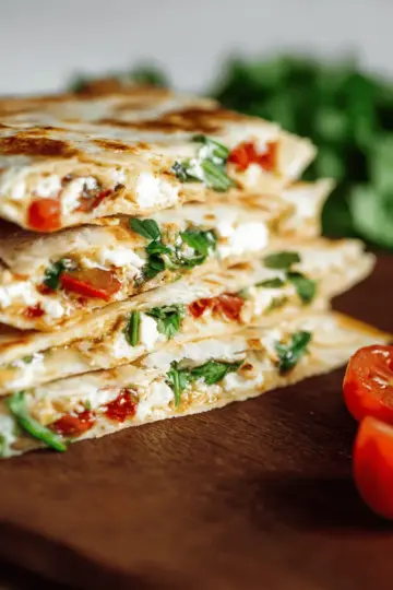 Mediterranean Quesadillas