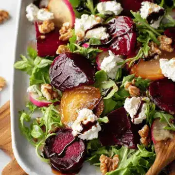 Beet Salad with Goat Cheese and Balsamic