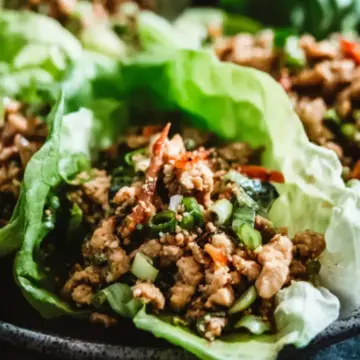 Thai Chicken Lettuce Wraps