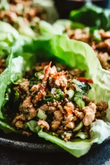 Thai Chicken Lettuce Wraps
