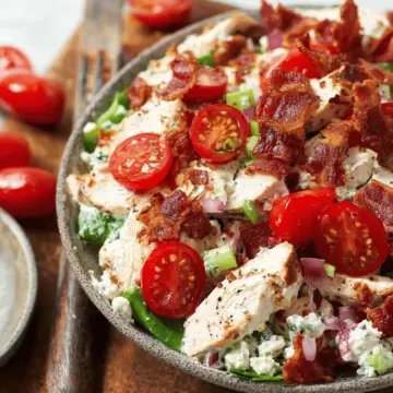 Healthy BLT Chicken Salad
