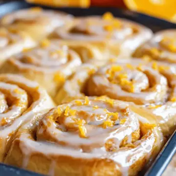The Best Glazed Orange Sweet Rolls