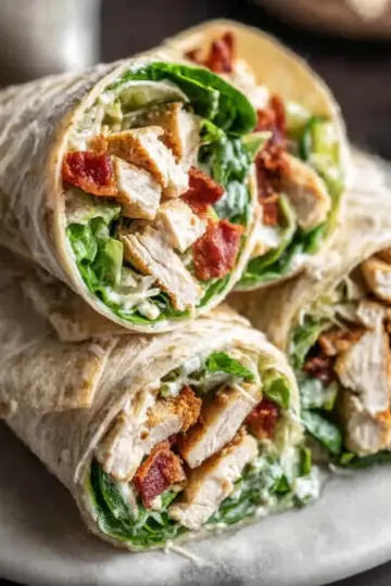 Chicken Caesar Wraps