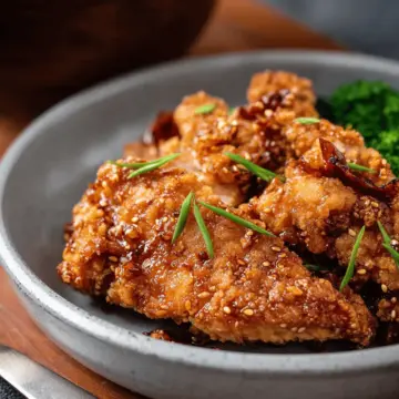 Crunchy Honey Garlic Chicken