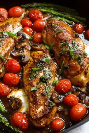 One Pan Balsamic Chicken