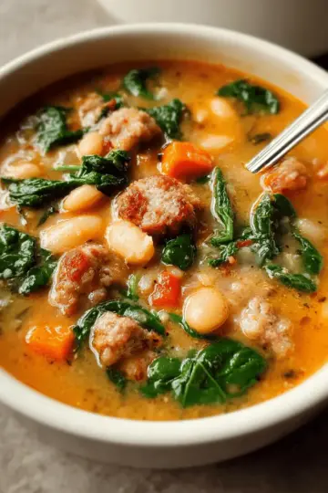 Italian Sausage White Bean Soup