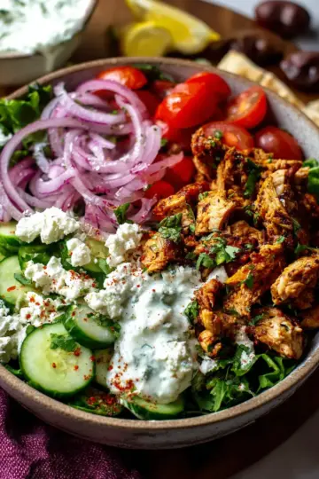 Chicken Gyro Bowls