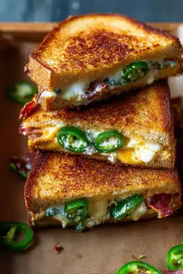 Roasted Jalapeno Popper Grilled Cheese
