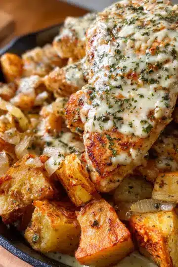 Garlic Parmesan Chicken and Potatoes