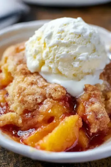 Southern Peach Cobbler