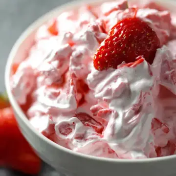 Strawberry Jello Fluff Salad