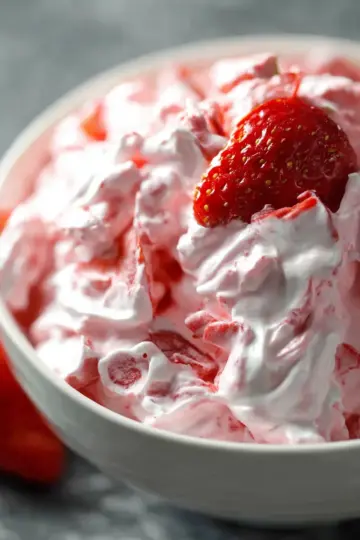 Strawberry Jello Fluff Salad