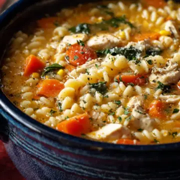 Homemade Chicken Pasta Soup