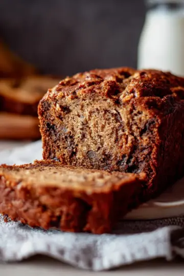 Banana bread moelleux