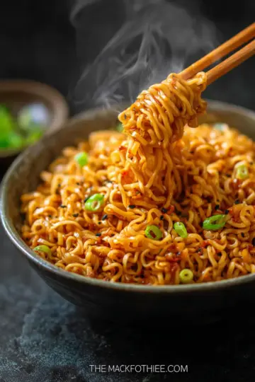 Easy Saucy Ramen Noodles