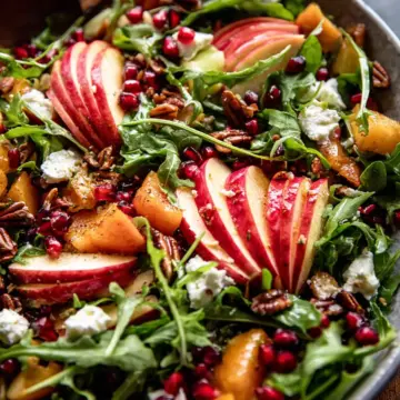 Autumn Harvest Honeycrisp Apple and Feta Salad