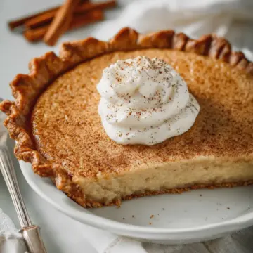 Vanilla Cinnamon Pie