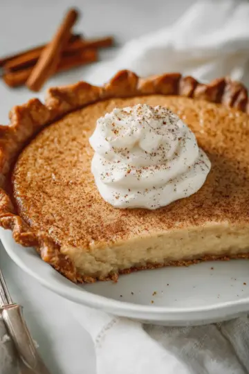 Vanilla Cinnamon Pie