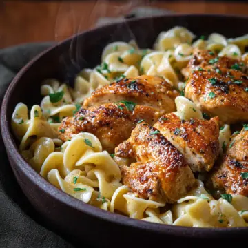 Chicken and Buttered Noodles