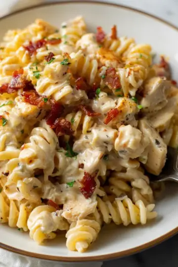 Chicken Bacon Ranch Pasta