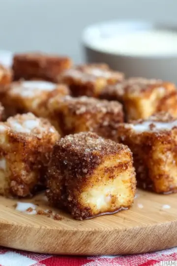 Angel Food Cake Churro Bites