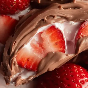 Chocolate Strawberry Yogurt