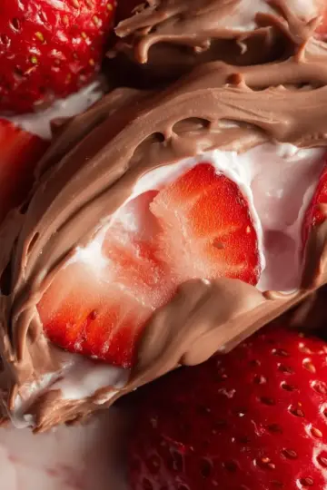 Chocolate Strawberry Yogurt