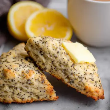 Lemon Poppy Seed Scones