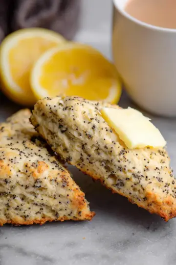 Lemon Poppy Seed Scones